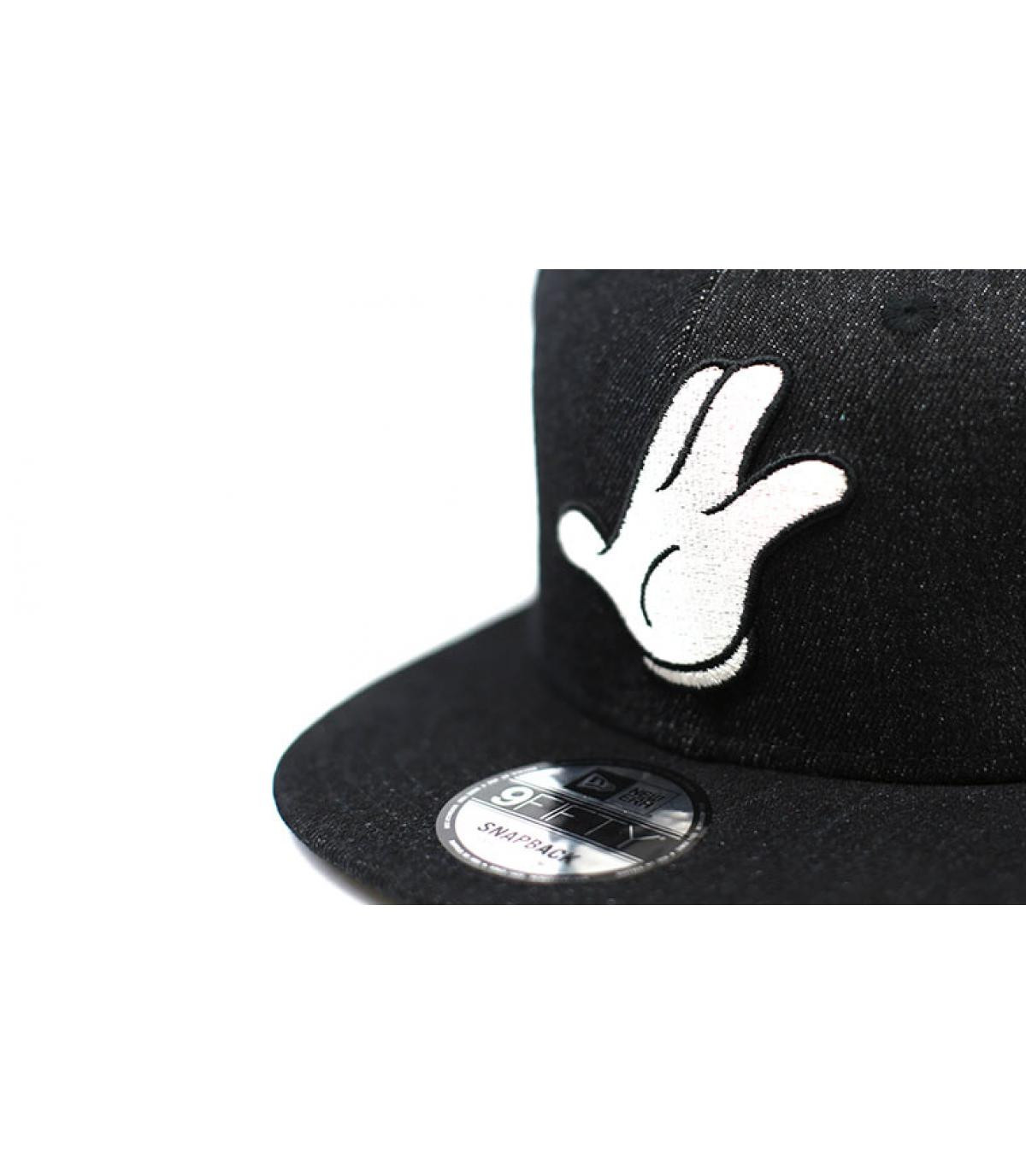 zwarte Mickey snapback